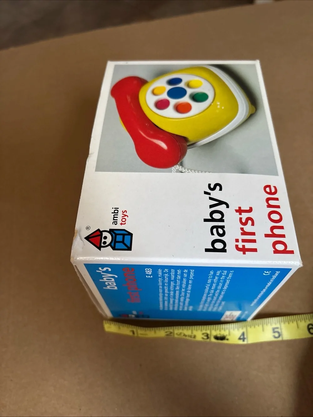ambi toys Baby's First Phone - Red & Yellow Toy Telephone used
